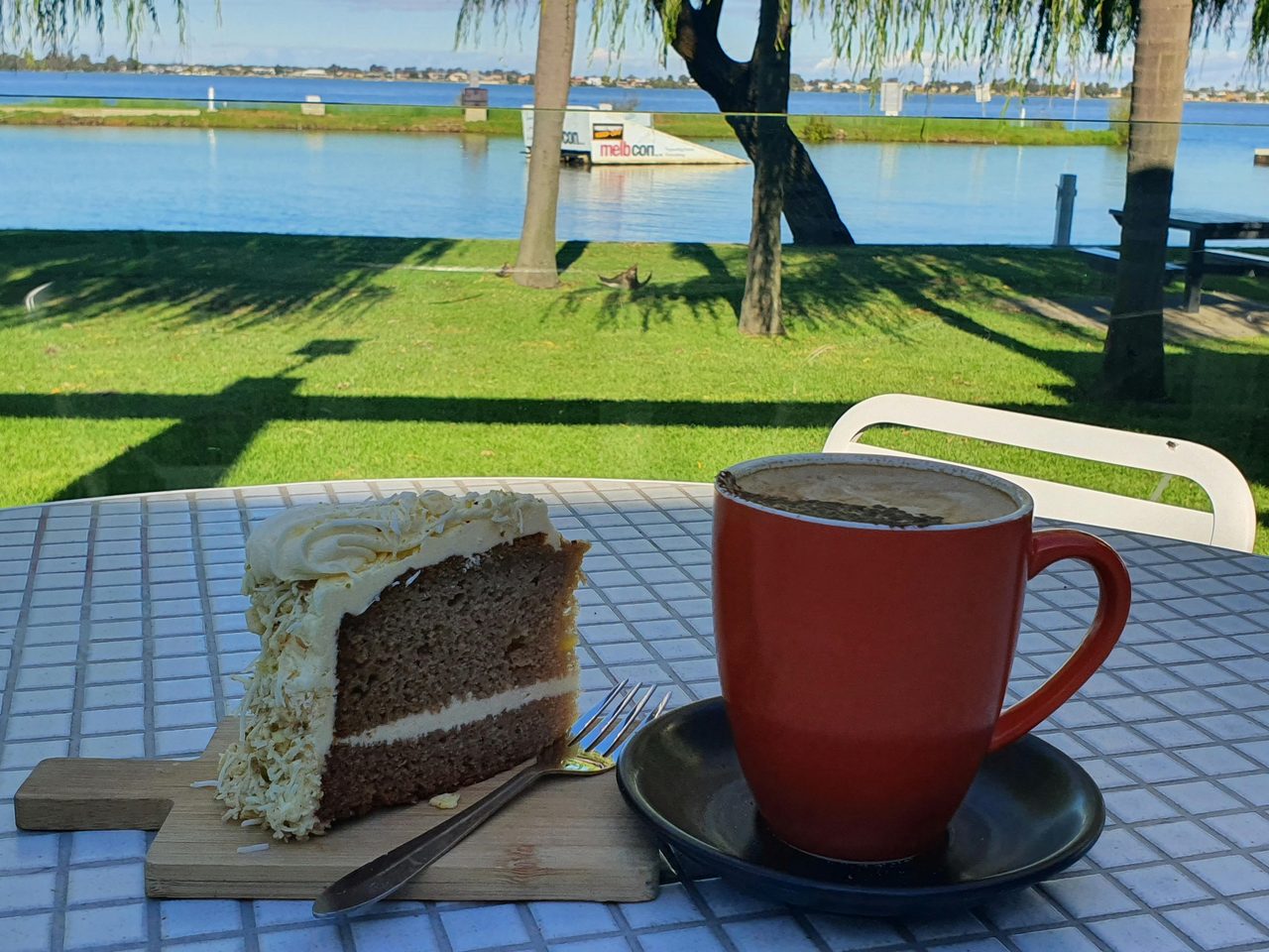 Tasty cakes and great coffee.
