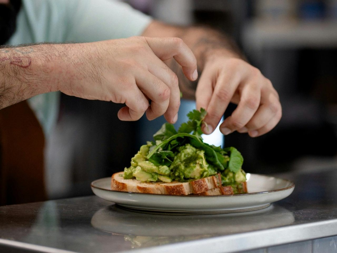 Smashed Avo on Sourdough