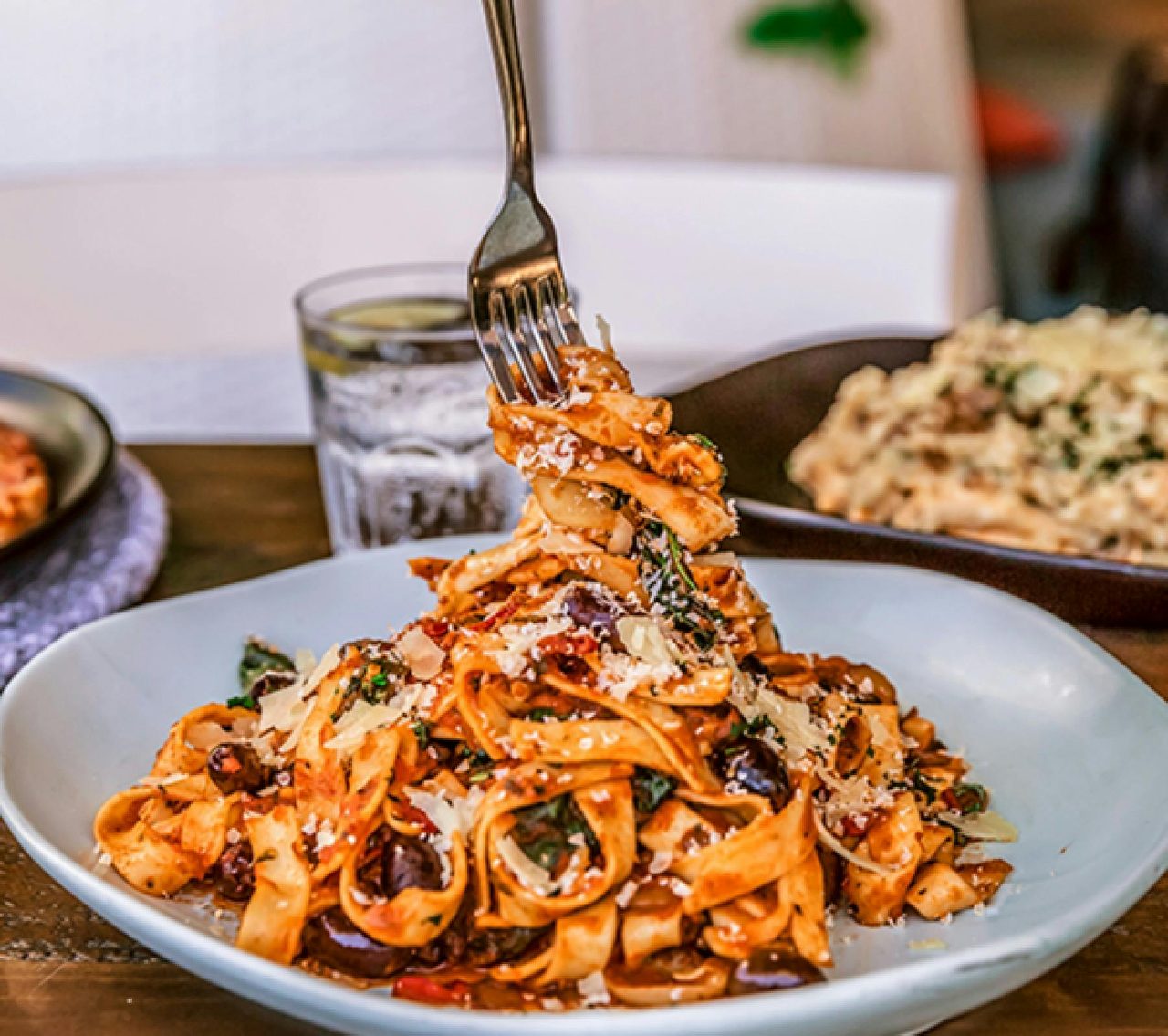 Pesto Fettucine