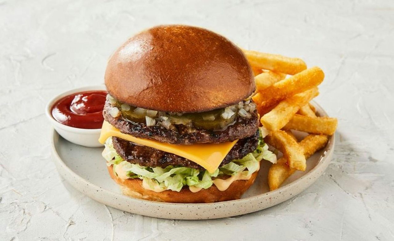 Burger and Chips