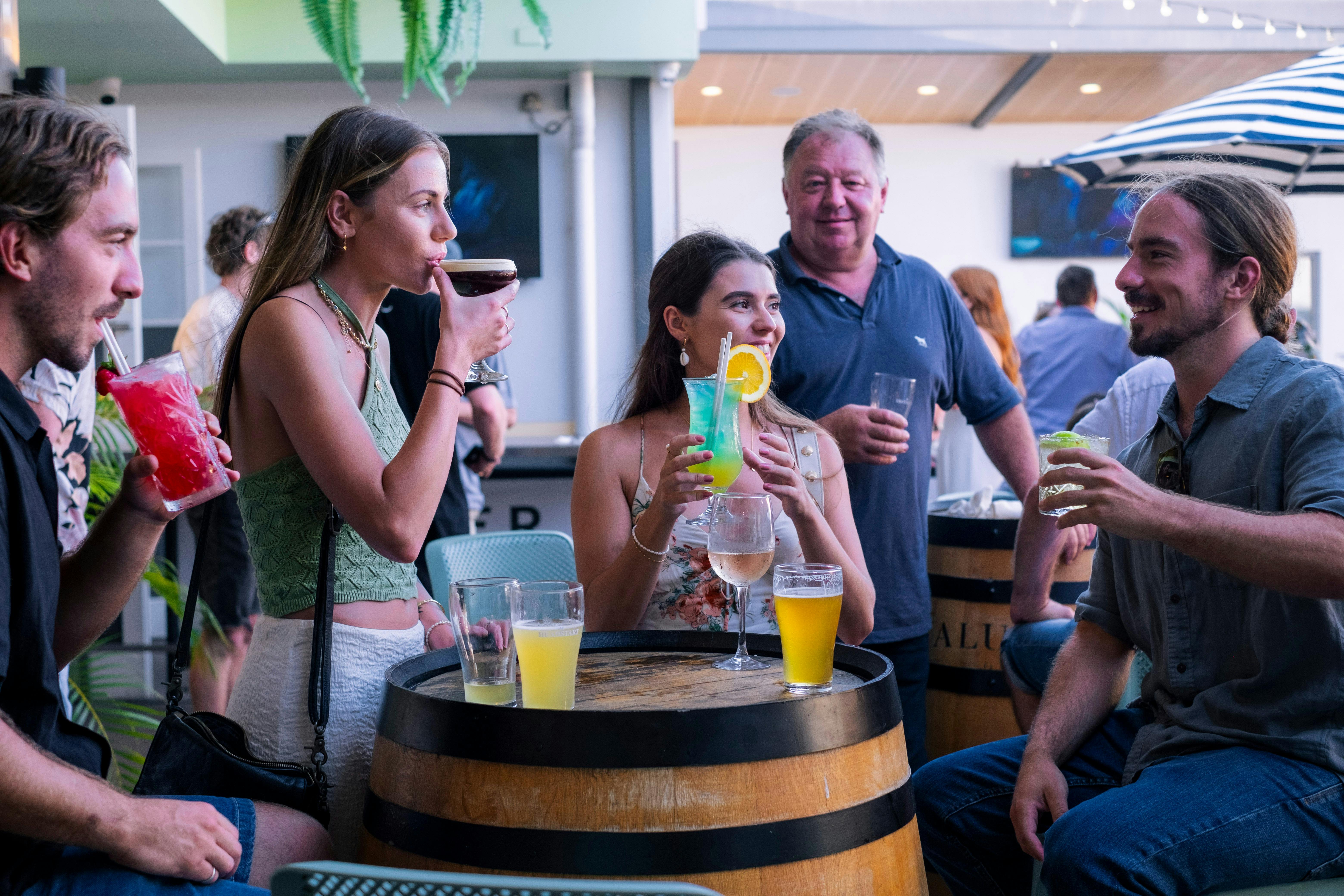 Garden Bar cocktails