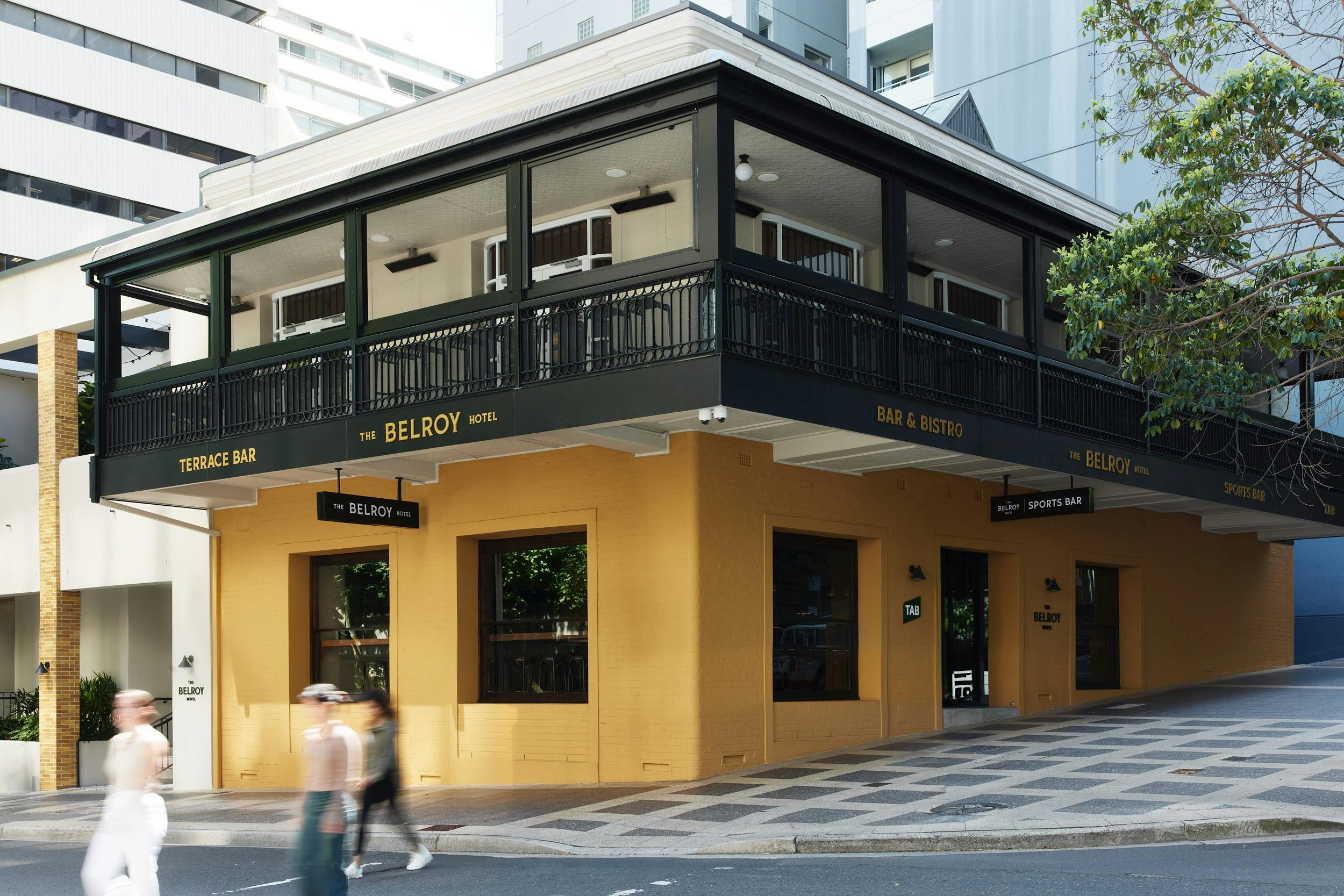 The Belroy Hotel building exterior