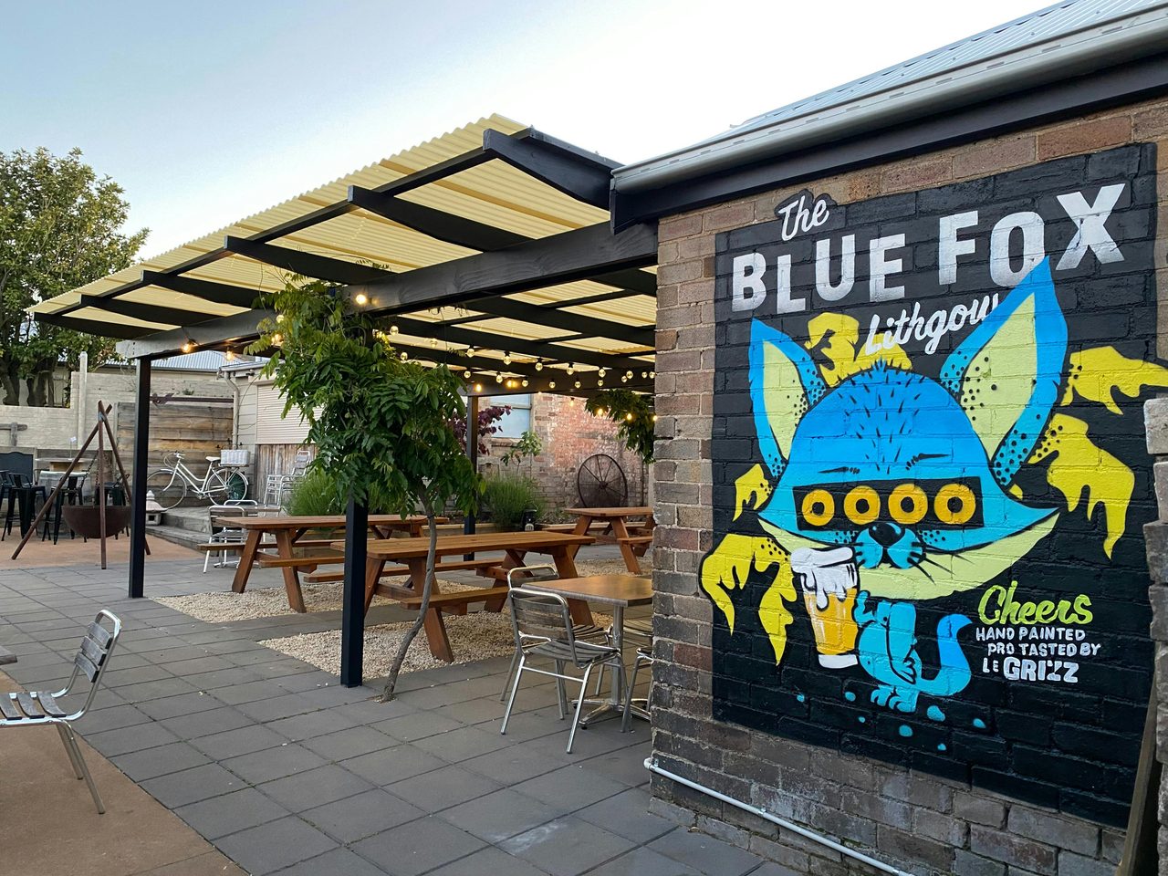 The Blue Fox Courtyard