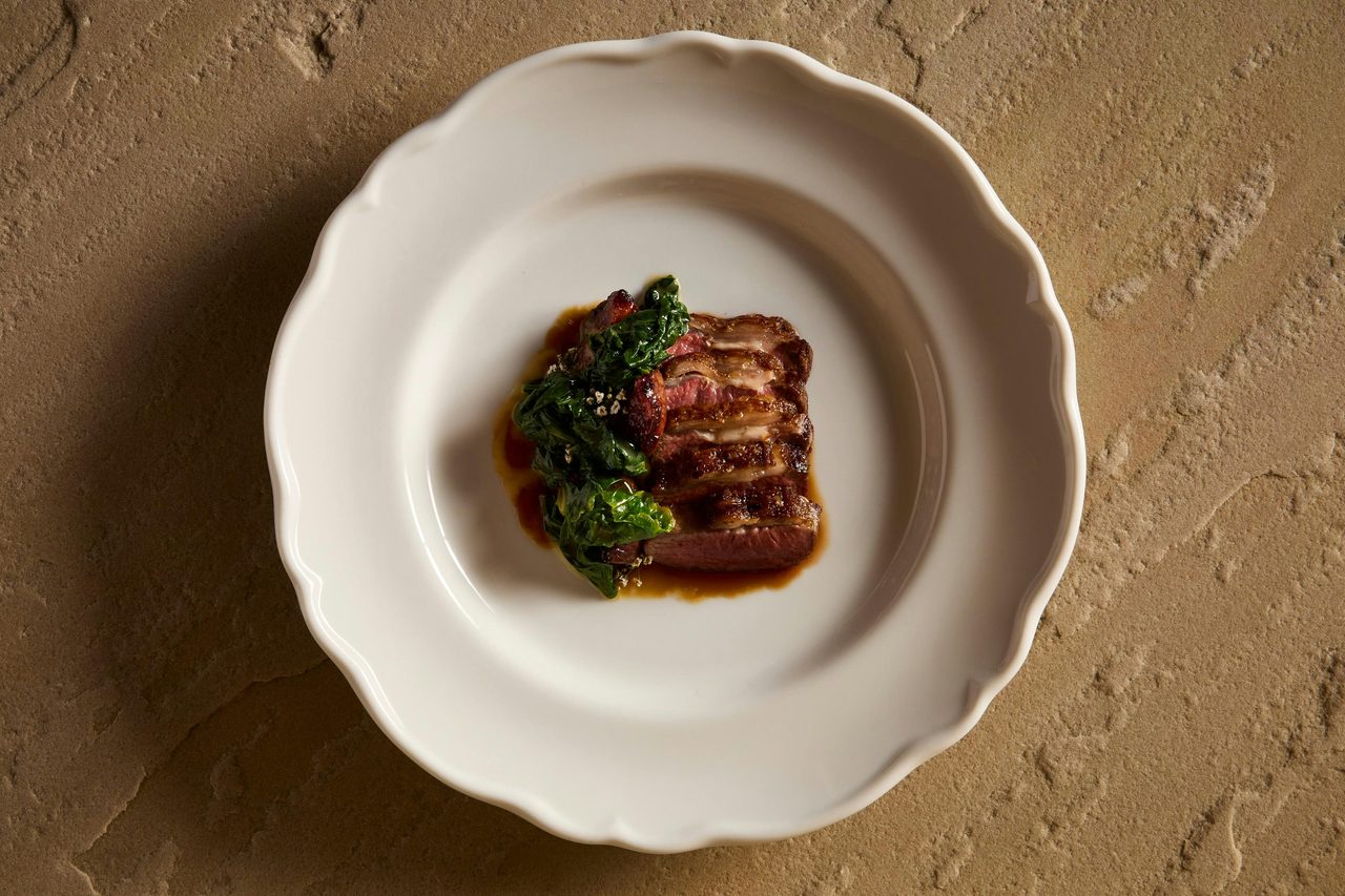 Lamb on plate