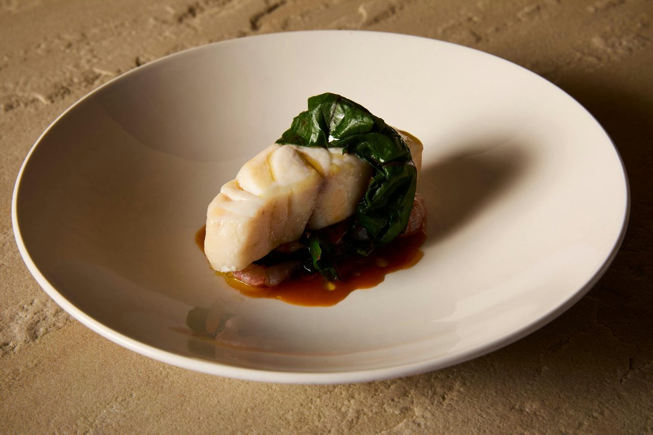 Cod on plate