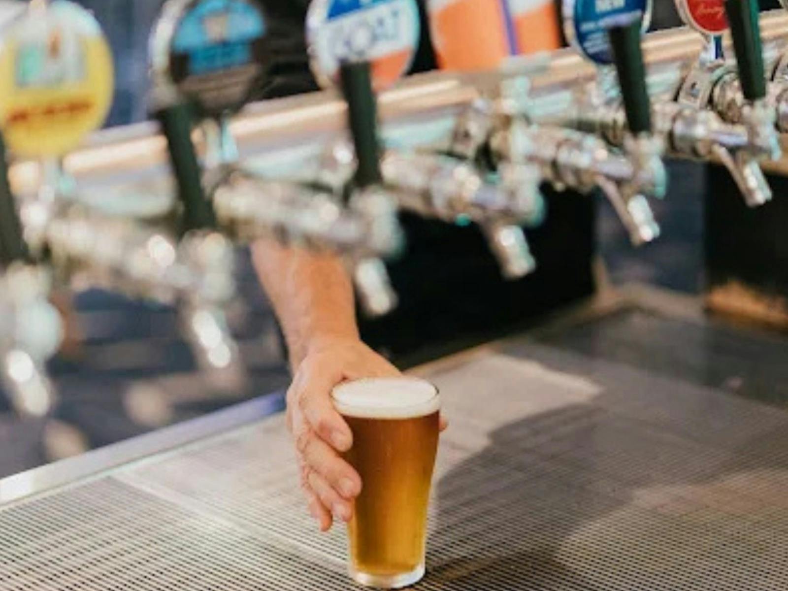 Tap Beers at the Bar in Salamander Hotel