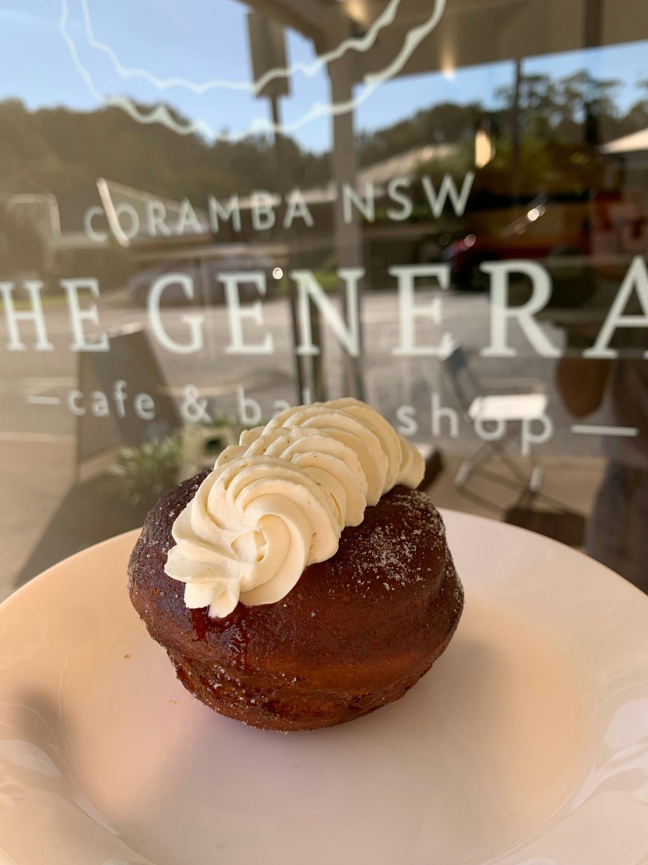 Jam & cream donut