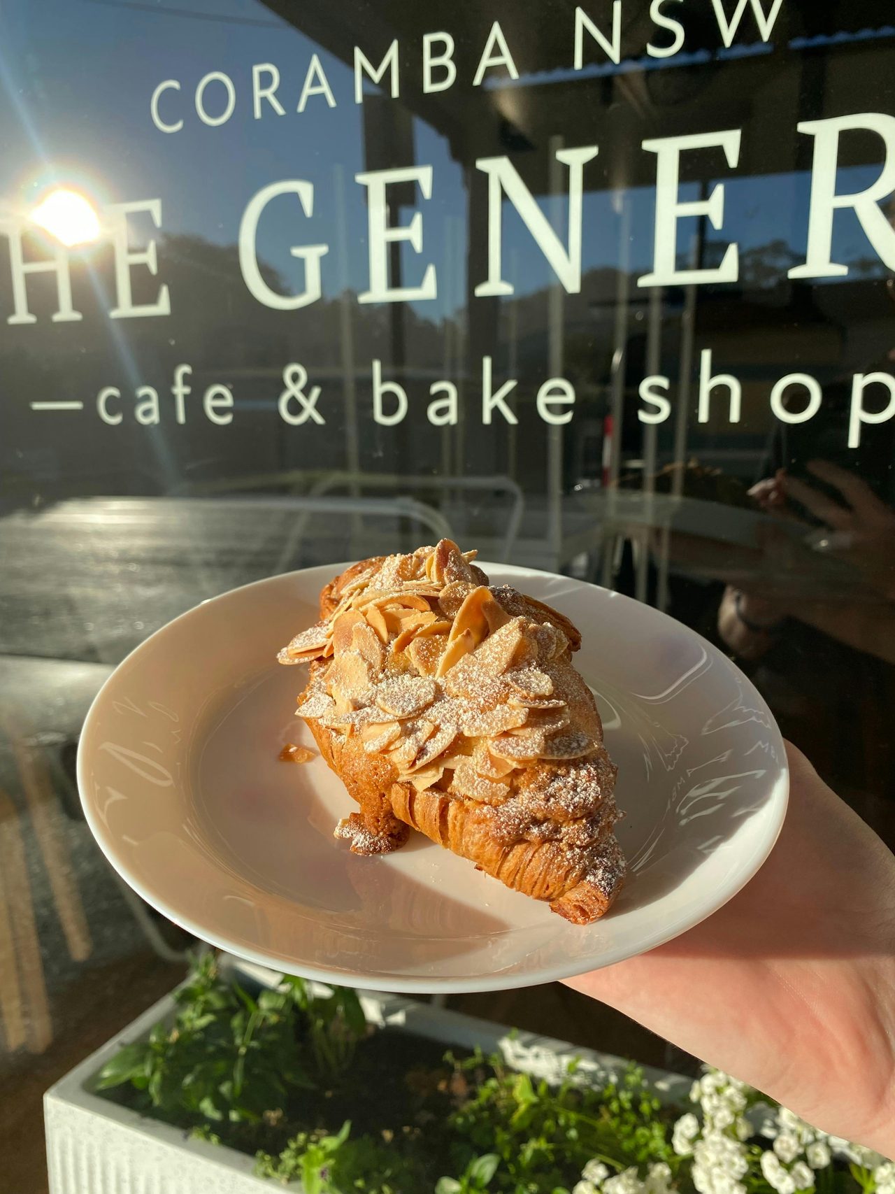 Almond croissant