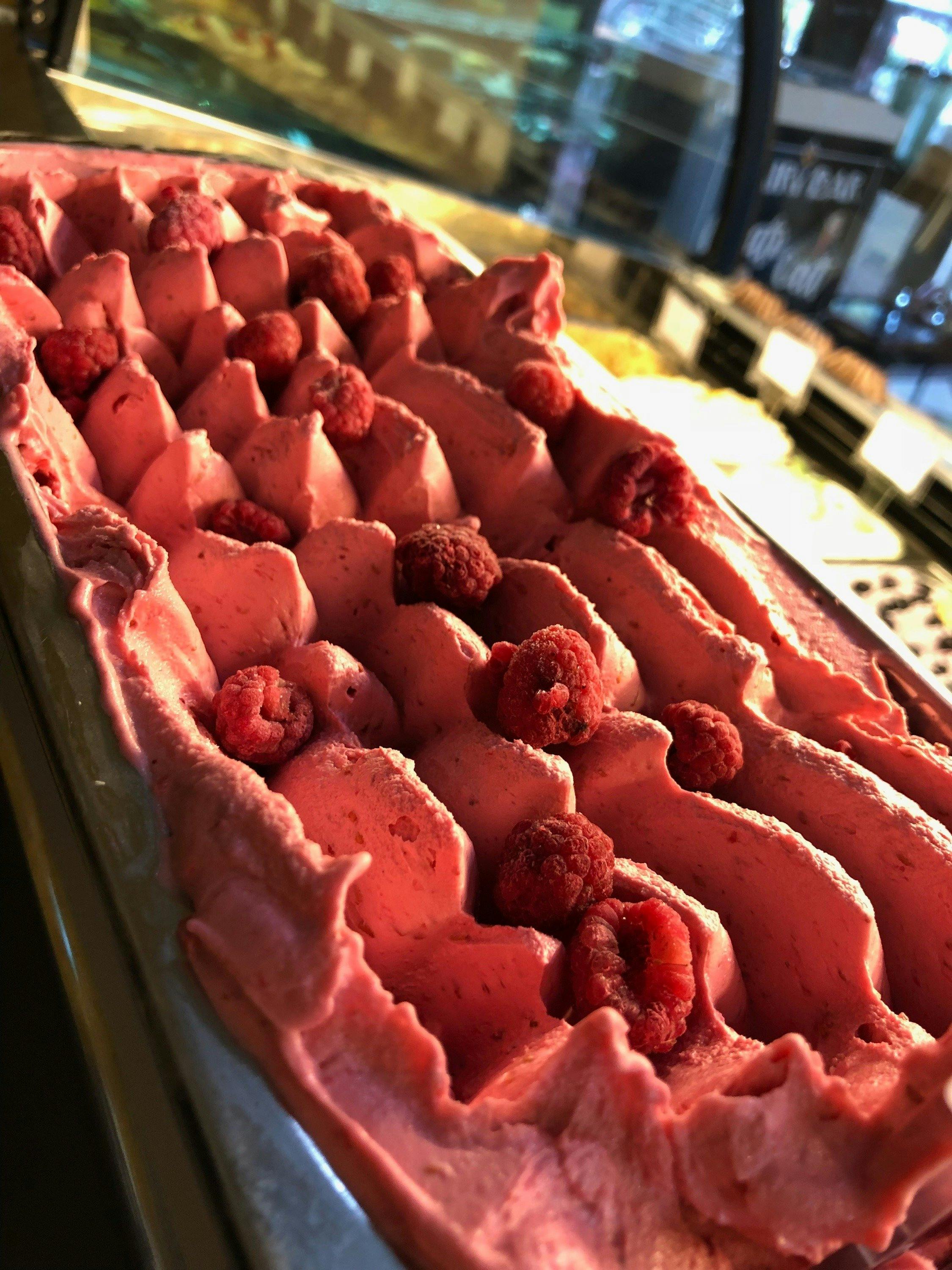 Freshly churned gelato made onsite from local award winning milk and cream