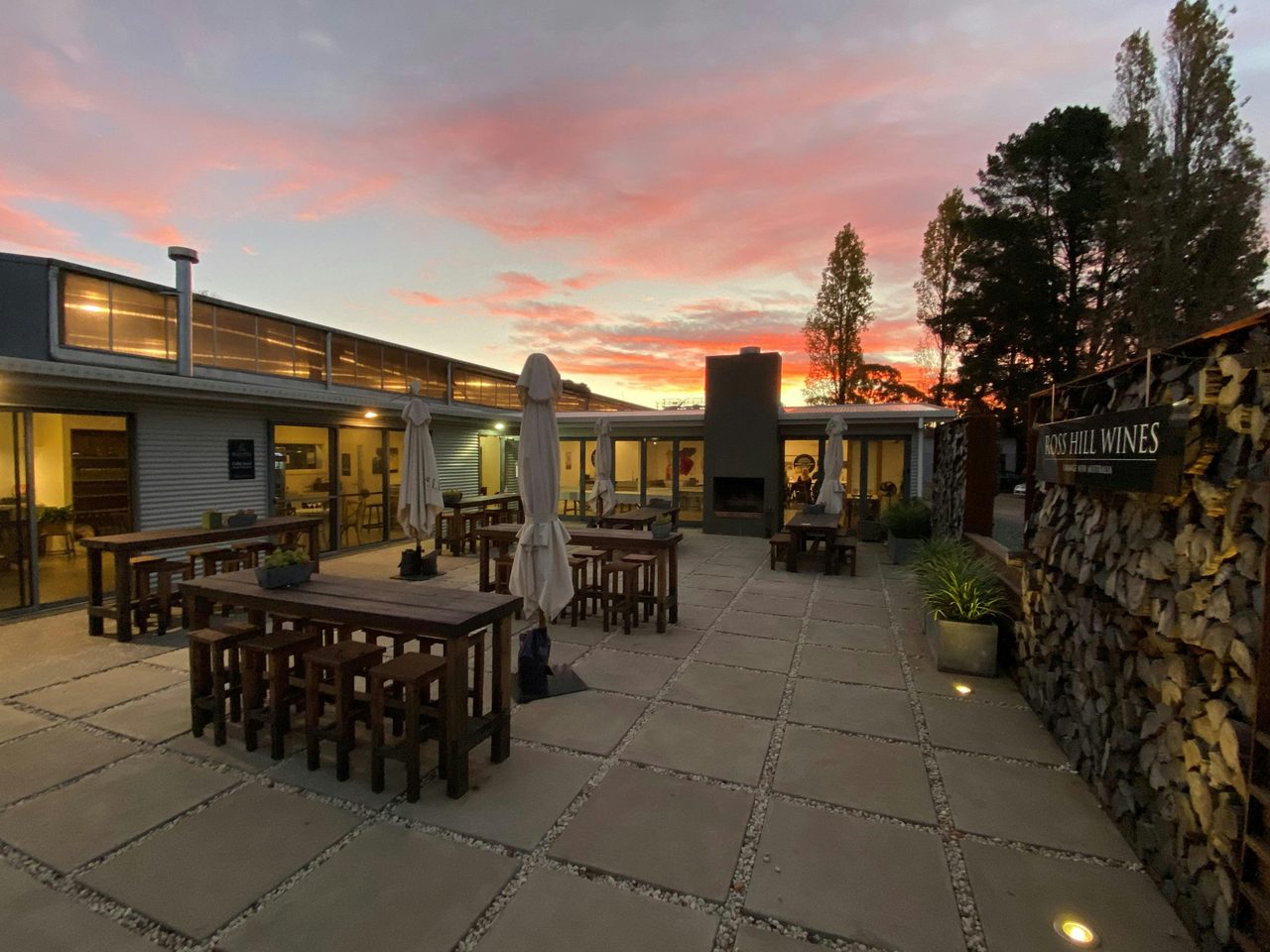 Cellar Door at sunset