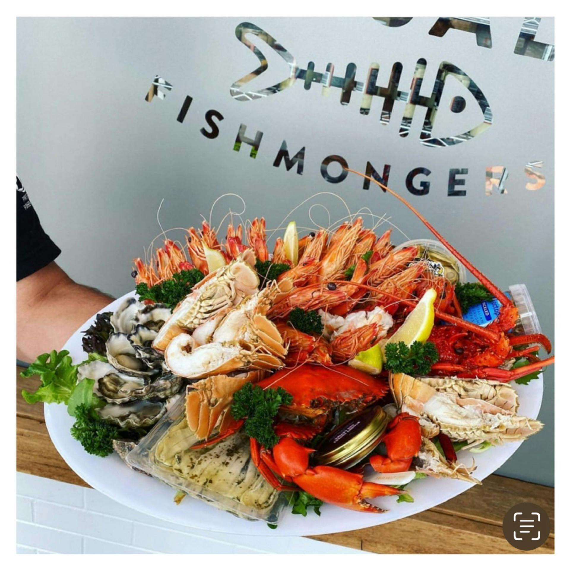 We also offer catering ! Fresh seafood & Authentic Sushi platters !