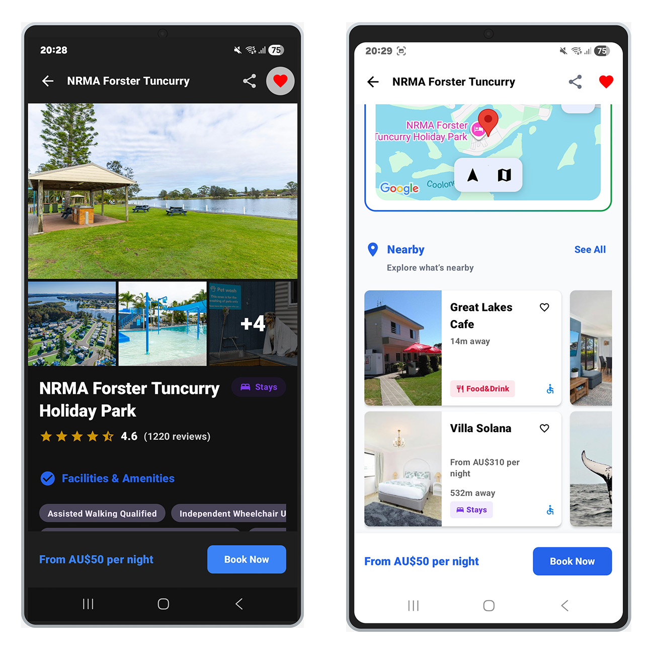 Seamless Mobile Booking Experience